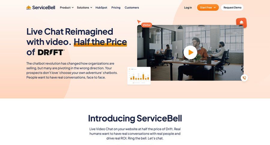 ServiceBell
			alternative comparison page competition vs comparision alternatives ui page example