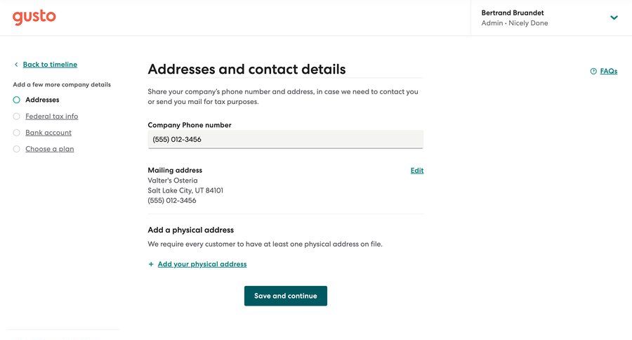 Gusto
			    ux ui design