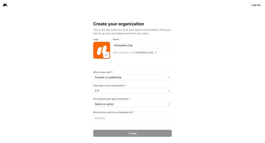 Campsite
				create page example