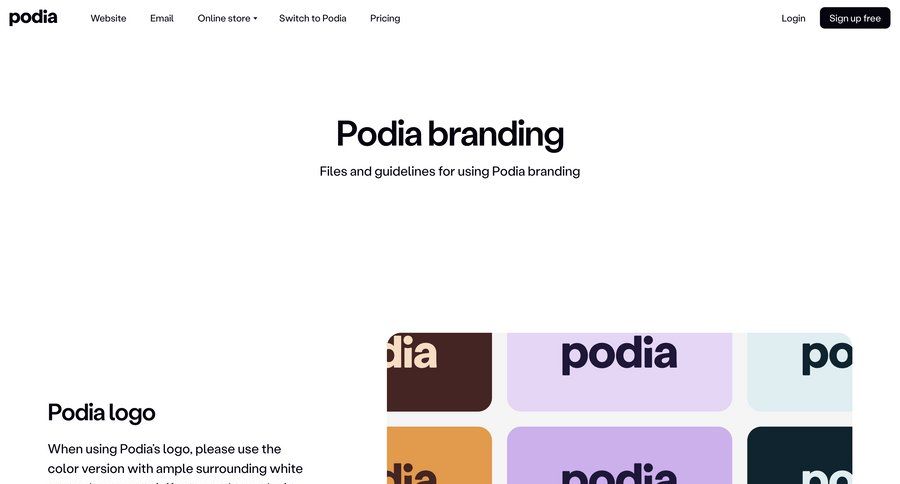 Podia
			about & company mission brand resources media gallery alternatives assets media assets ui page example