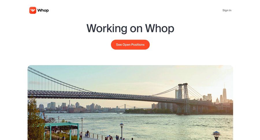 Whop
				list ui page example