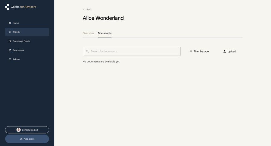 Cache
				empty state ui page example