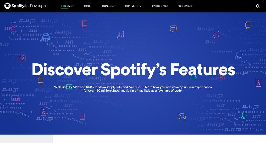 Spotify
			 modern search results features global search search results ui music player ui ui page example
