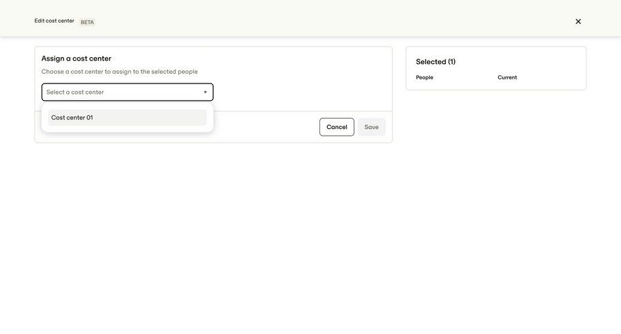 Travelperk
			 expense management bulk edit ui page example