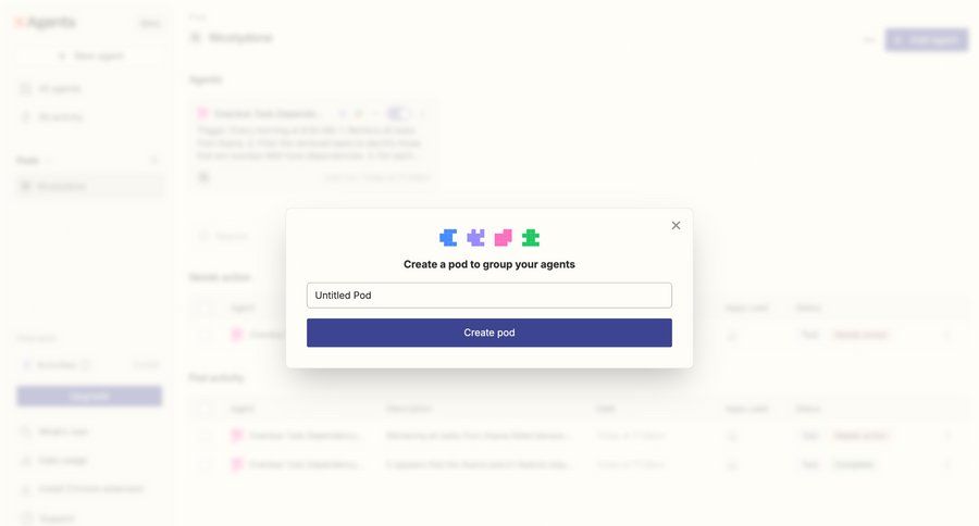 Zapier
			 dashboard onboarding form task completion create team management ui page example