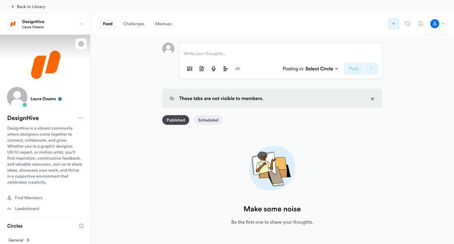 Kajabi
			 collaboration design sidebar user profile recent activity social feed newsfeed activity stream ui page example