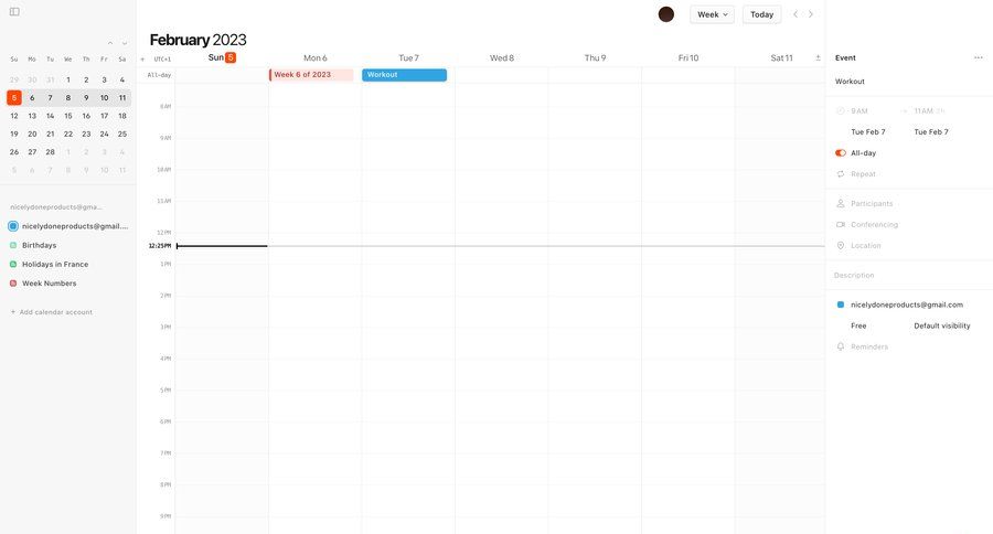 Cron
			 grid calendar events calendar screen sidebar time management event management ui page example