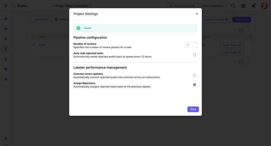 Scale
			 configuration settings project management artificial intelligence settings modal ui page example