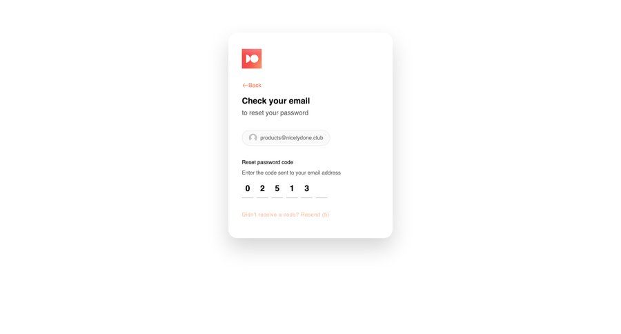 Dash0
			 modal screen form authentication email verification security ui page example