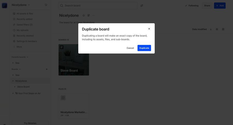 Air
			 modal screen collaboration dashboard sidebar navigation file management sidebar navigation bar ui page example