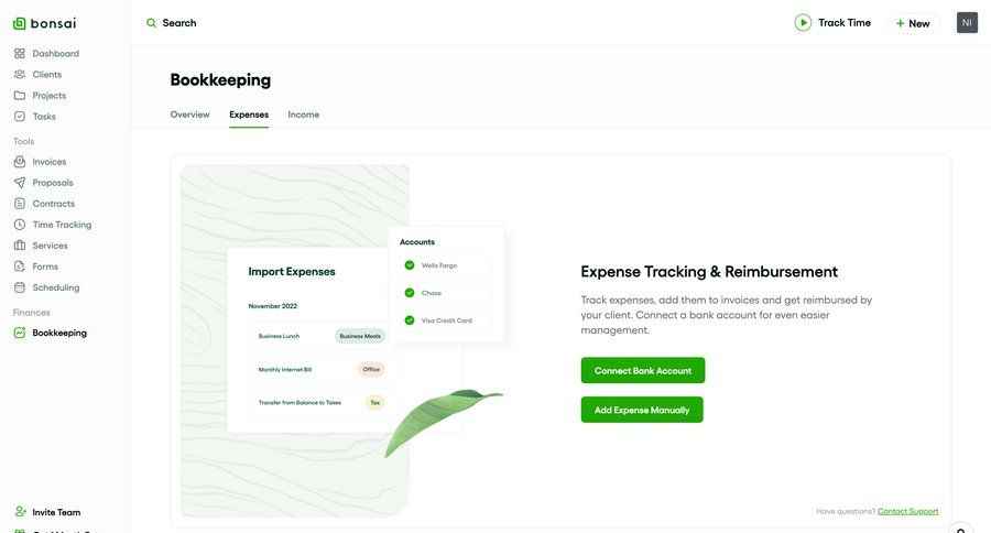 Bonsai
			 dashboard sidebar navigation account management finance import data content blocks expense management empty state illustration wizard sidebar data import import file import tool import wizard modern ui page example