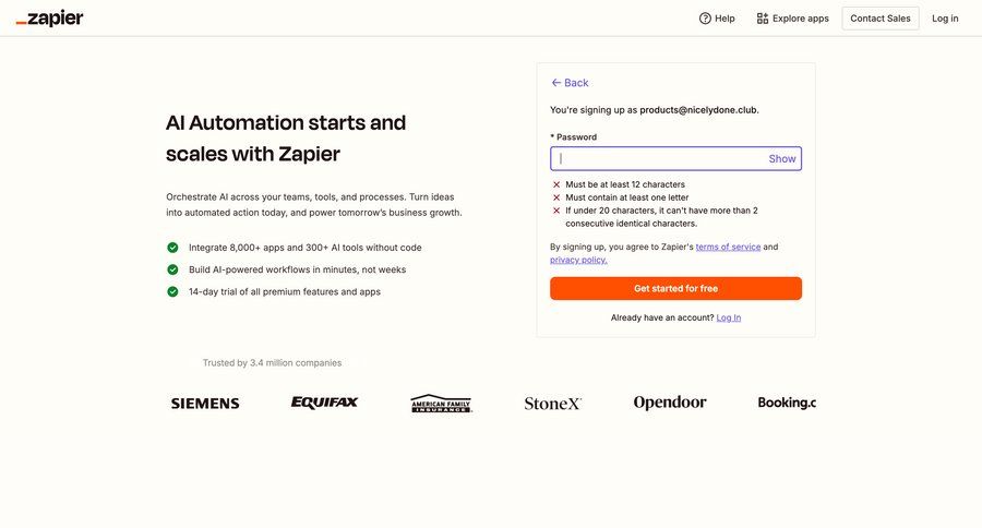 Zapier
			      ux ui design