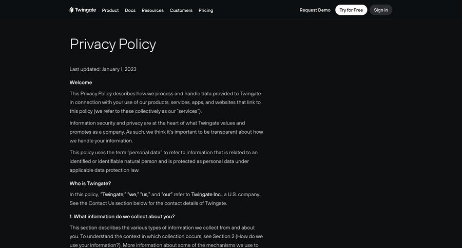 Twingate
			 quick actions customer support chat order tracking ui page example