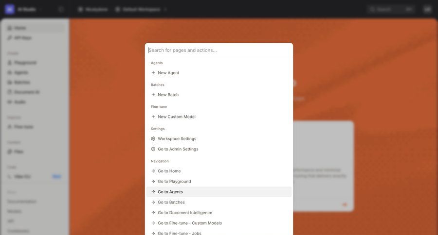 Mistral
				search ui page example