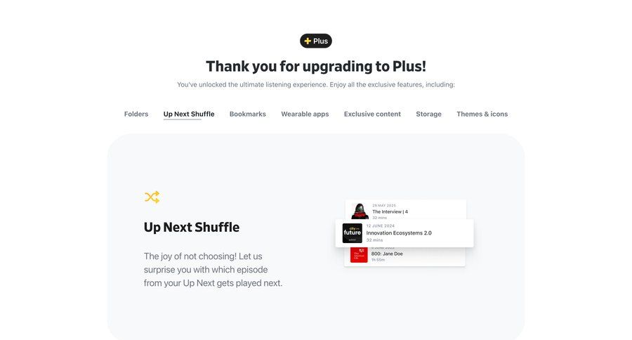 Pocket Casts
				onboarding ui page example