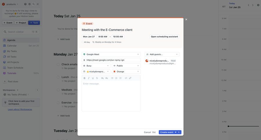 Motion
			 task management modal screen e-commerce form privacy settings date picker datepicker chonology time picker time selector meeting ui page example