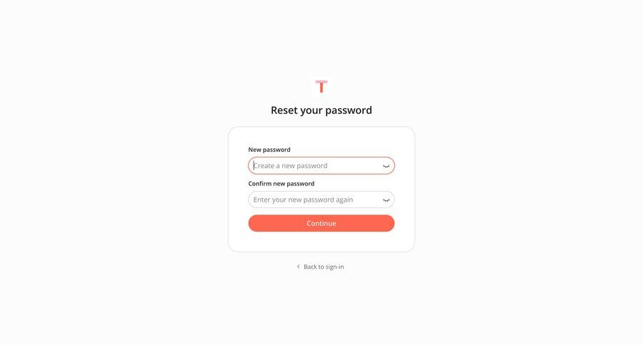 Twin
			 account management form account security authentication minimalist design security ui page example