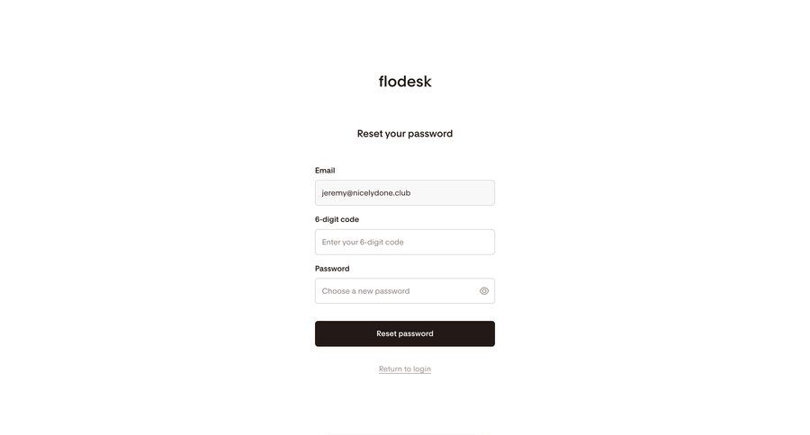 Flodesk
				password reset page example