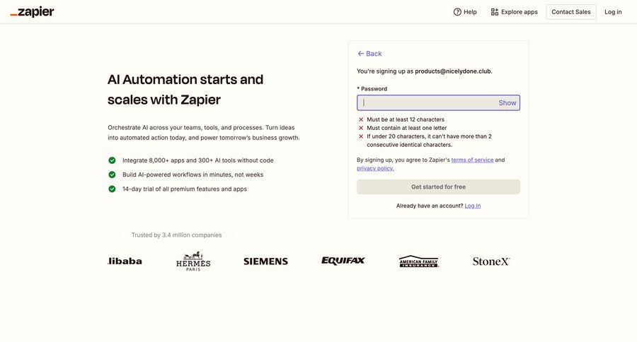 Zapier
			       ux ui design