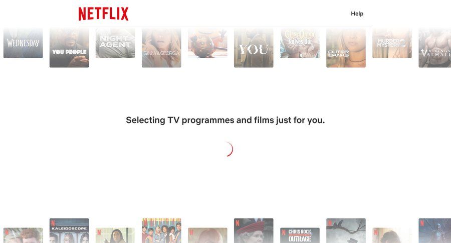 Netflix
			 grid content recommendation content discovery progress loading loader ui page example