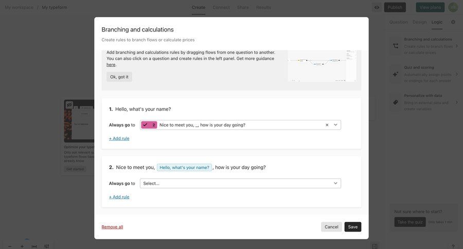 Typeform
			   ux ui design