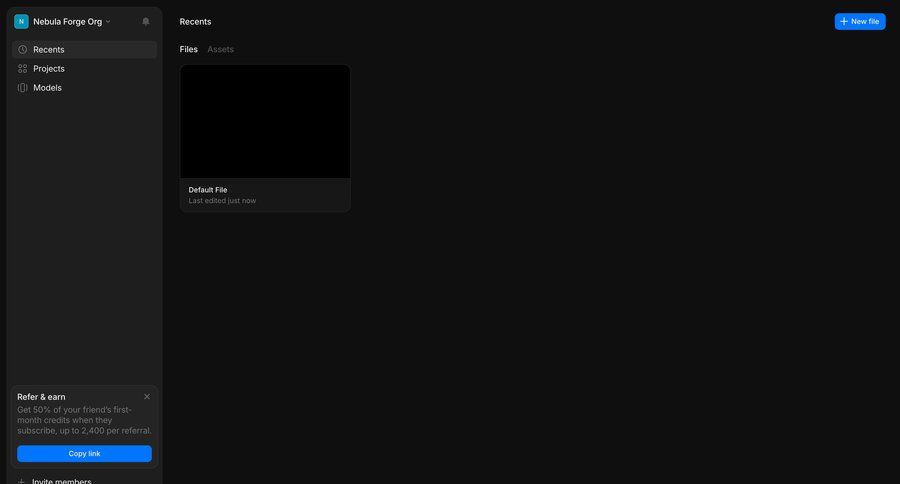 Morphic
				home ui page example