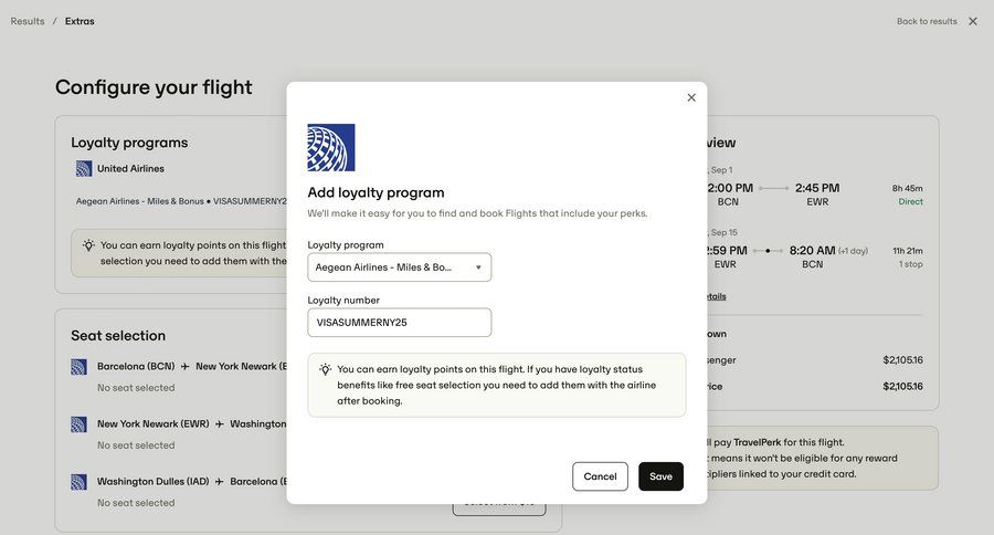 Travelperk
				form ui page example
