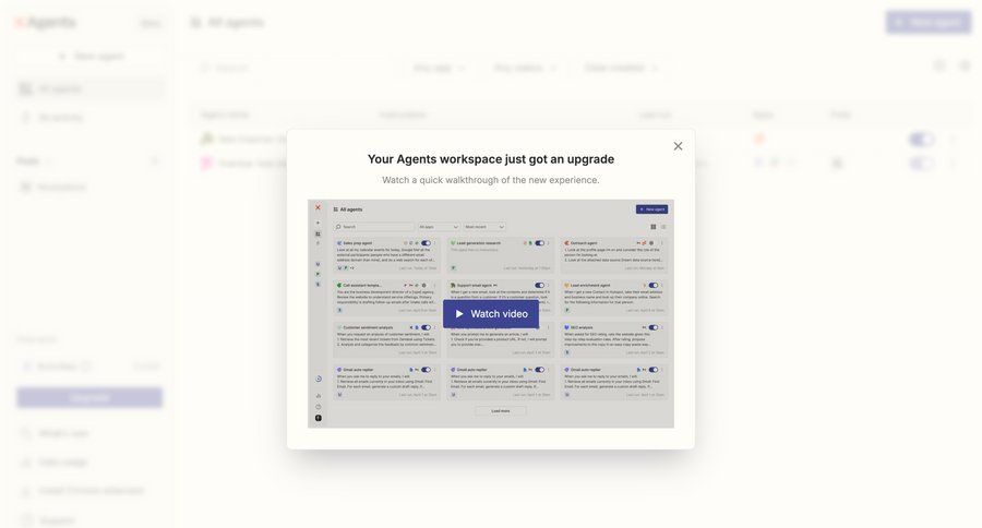 Zapier
			 modal screen onboarding tutorial product update card layout ui page example