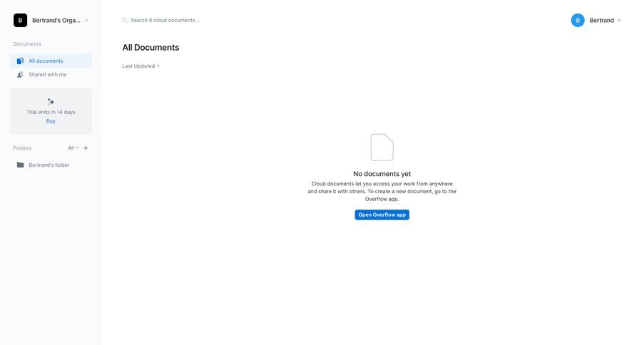 Overflow
				home page example