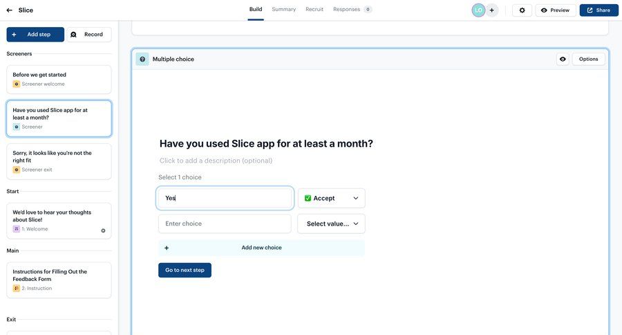 Ballpark
			 form user research modal interaction feedback collection form building sidebar create modern contextual help ui page example