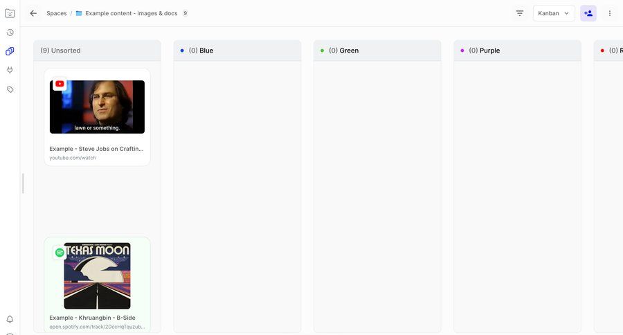 Fabric
			 kanban board media gallery ui page example