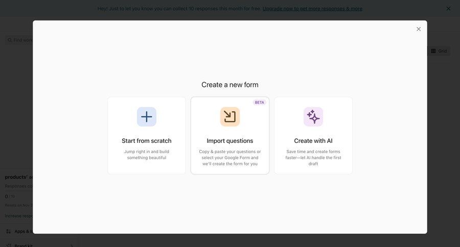 Typeform
			 ux ui design