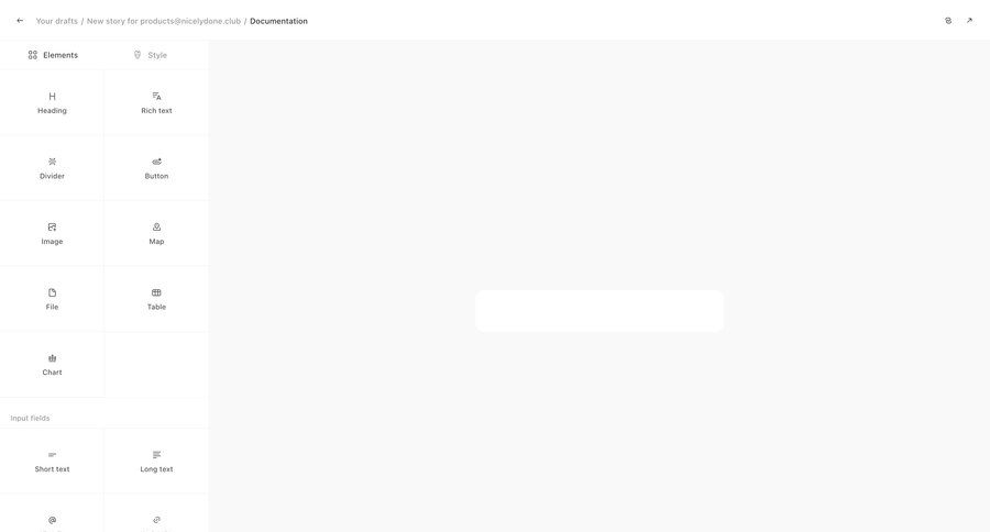 Tines
			 content management editor drag and drop content blocks wysiwyg sidebar doc documentation data grid rich text ui page example