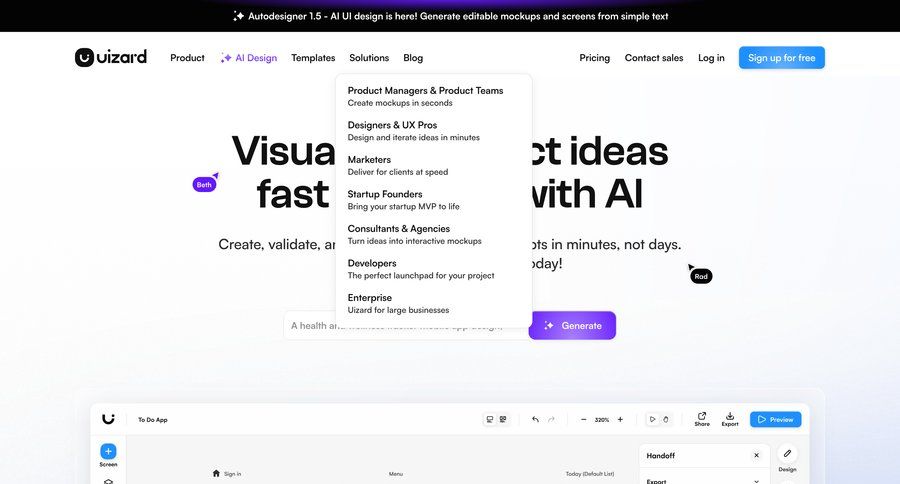 Uizard
			     ux ui design