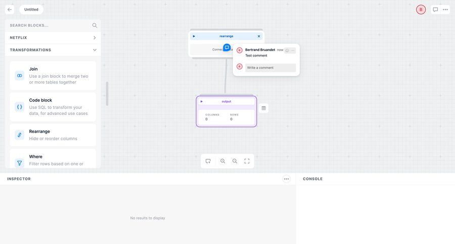Latitude
			 grid workflow design drag and drop data analytics workflow screen sidebar menu modern ui page example