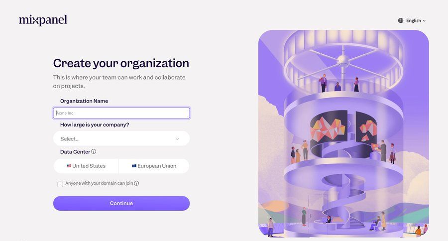 Mixpanel
				create ui page example