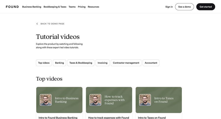 Found
				guide ui page example