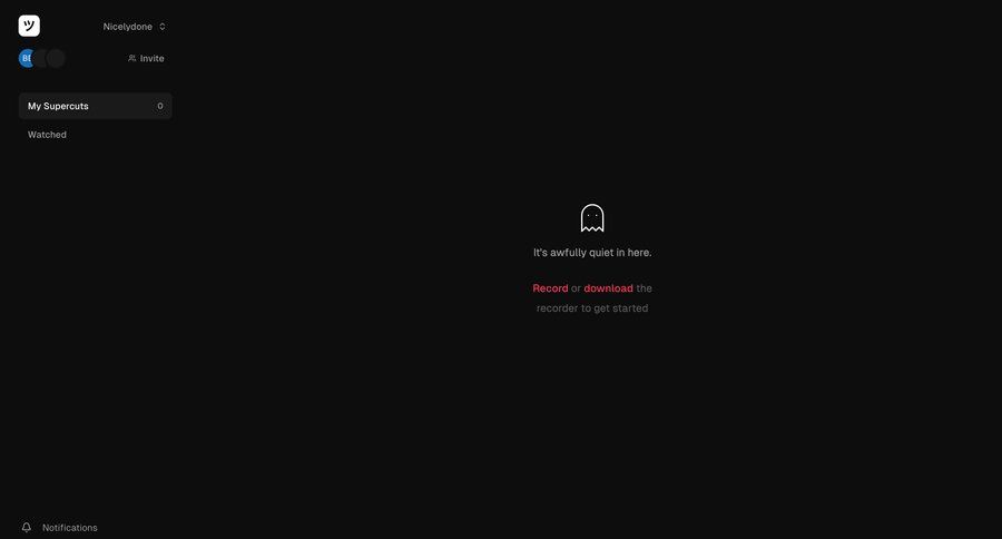 Supercut
			     ux ui design