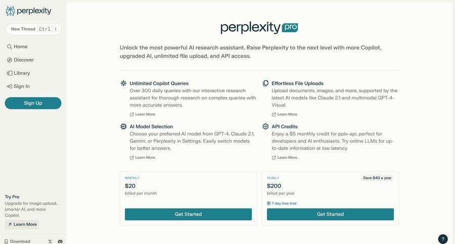 Perplexity
			 sidebar file upload payment options sidebar navigation service plans artificial intelligence ai model selection file upload modal pricing plans subscription plans upload documents payment page pricing calculator pricing packages ui page example