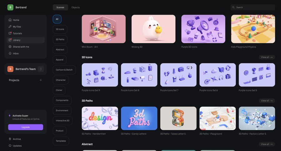 Spline
			         ux ui design