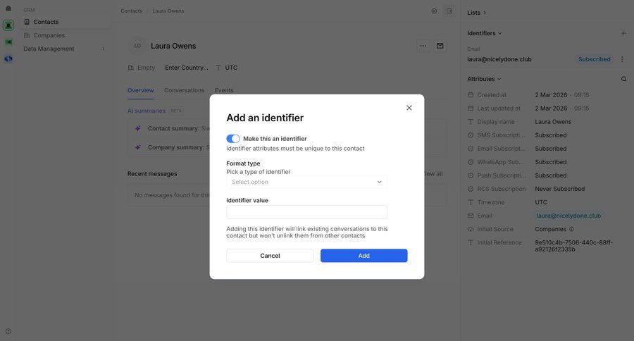 Bird
			 data management ui page example