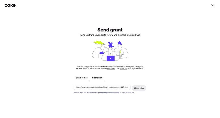 Cake
				share ui page example