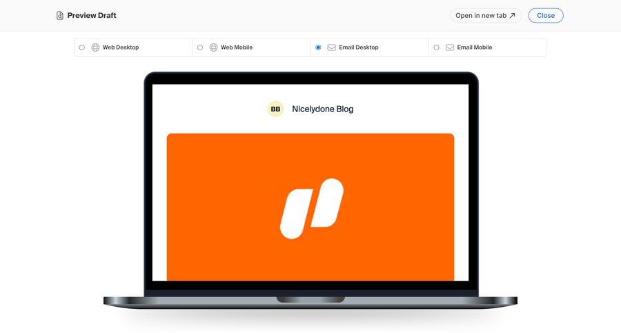 Hashnode
			 getting started version control email marketing ui page example
