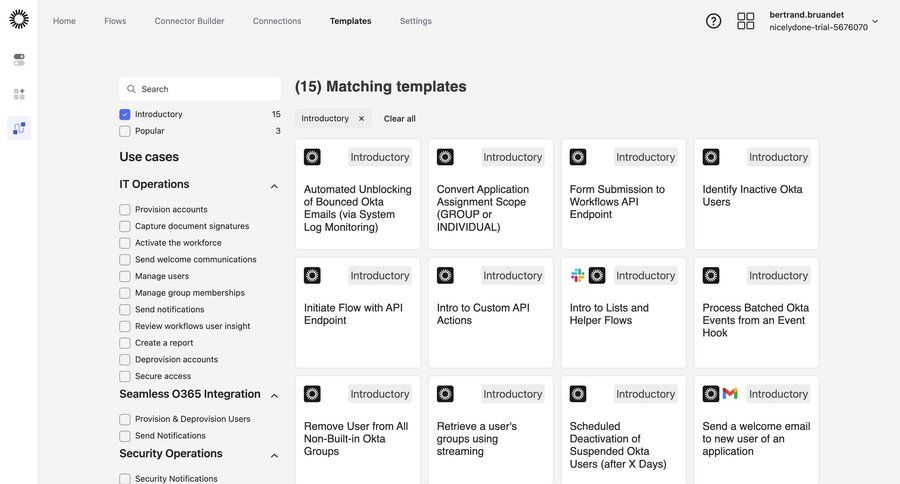 Okta
			 template library ui page example