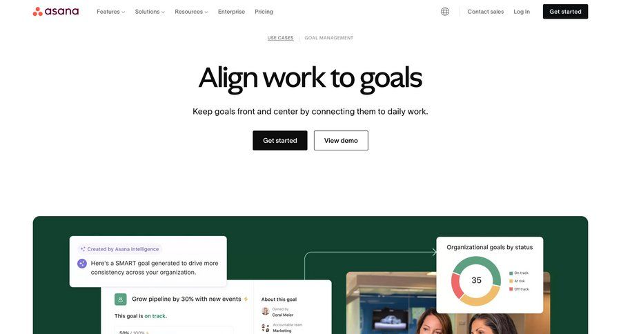 Asana
			 free templates features management features testimonials accordion enterprise ui page example
