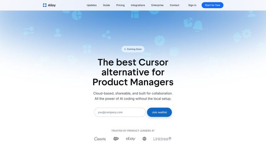 Alloy
				use cases ui page example