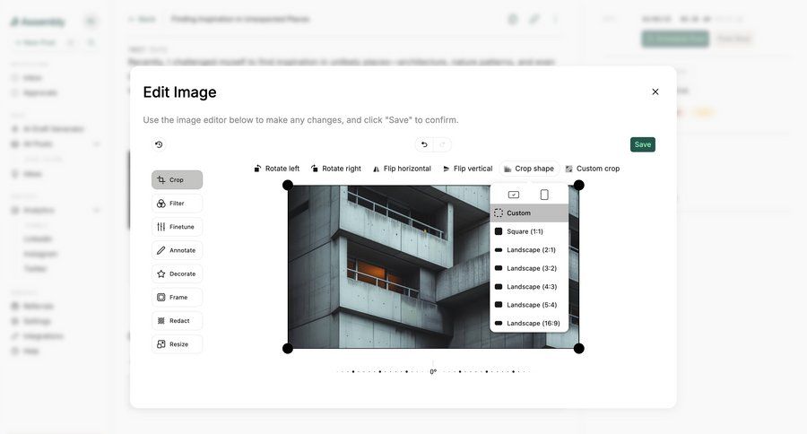 Assembly
			 editor content management system wysiwyg menu ui page example