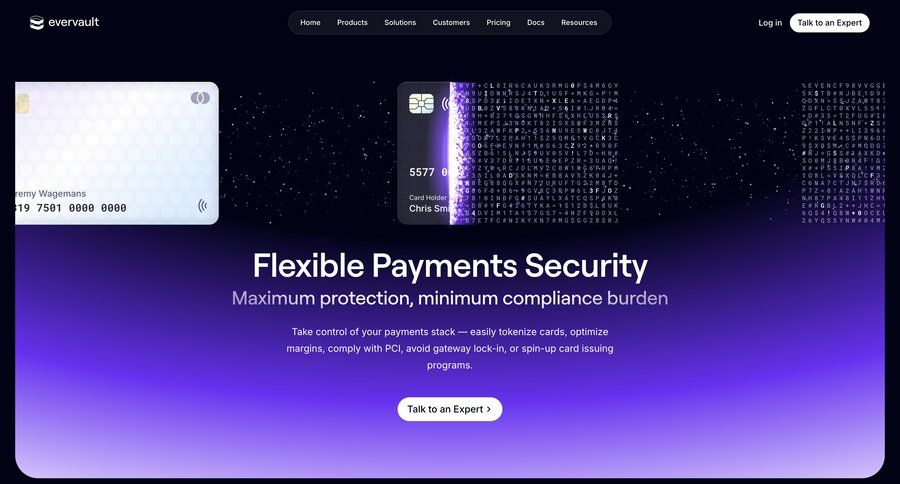 Evervault
				 page example