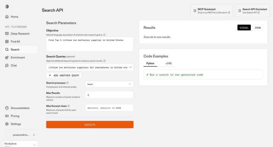 Parallel
			search form api account settings form code snippet ui page example