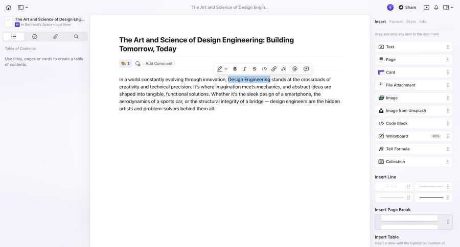 Craft
				detail page ui page example